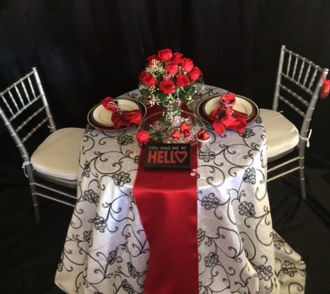 valentines day table setting