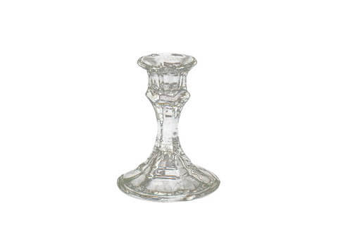 Glass Taper Candle Holder - Stuart Event Rentals