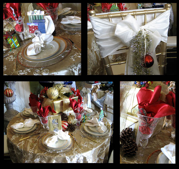 Holiday Party Rental Table Designs