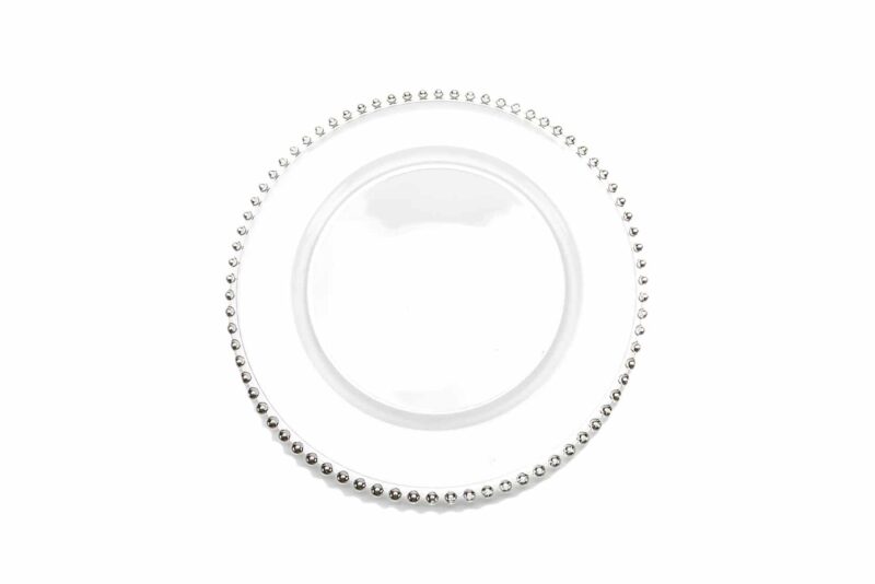 Silver Hobnail Charger