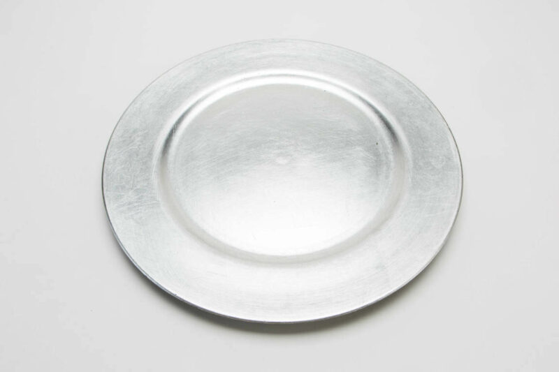 Silver Lacquer Charger