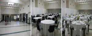 Teen Center Transformed for Green and White Wedding _1_2_3