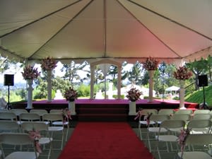 Tented Backyard Wedding