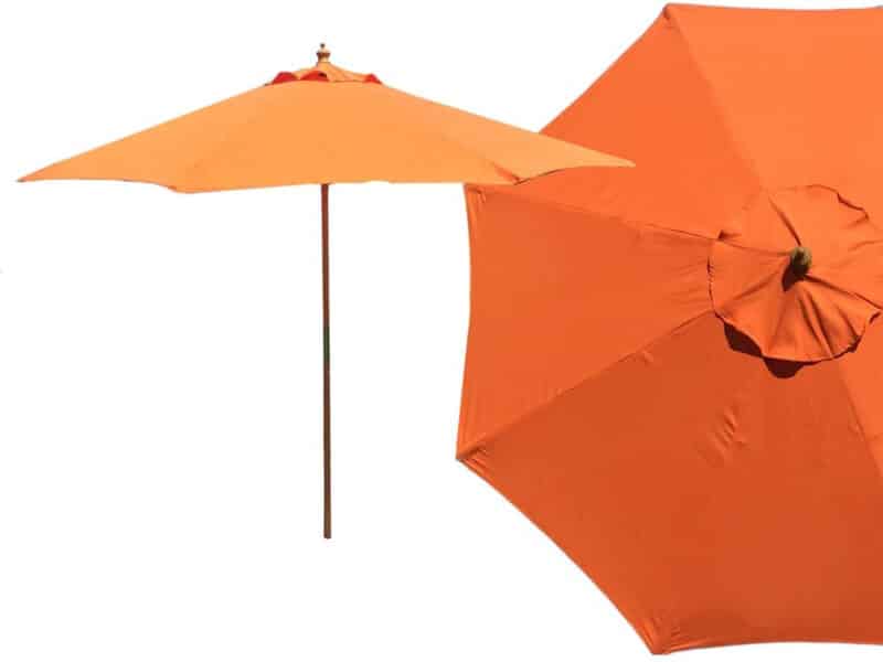 9' Orange Market Umbrella