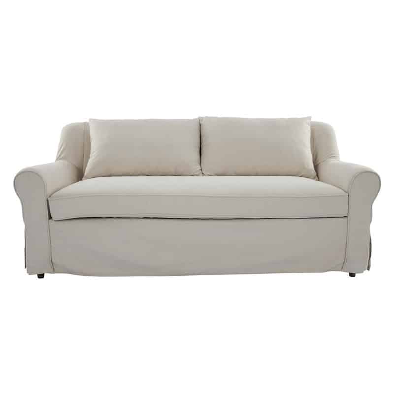 slipcover style sofa front