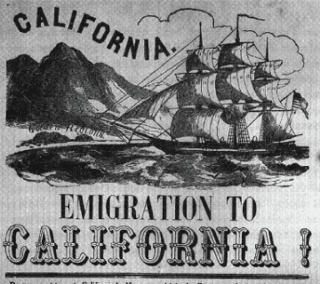 california gold rush poster
