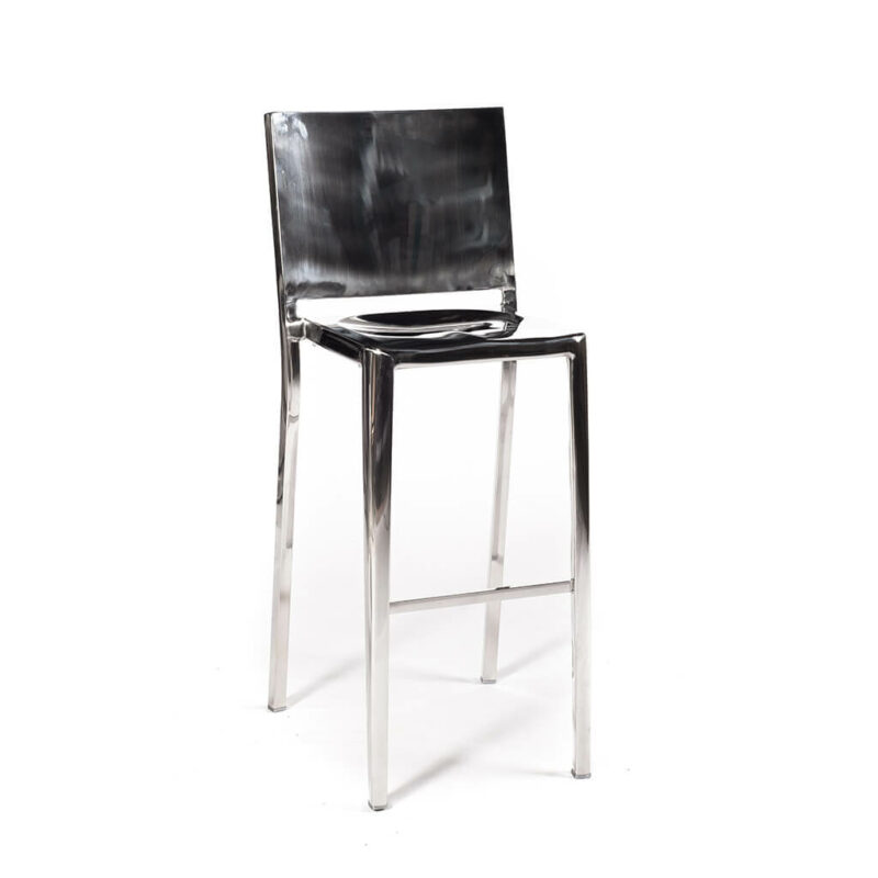 Venus Bar Stool - Silver