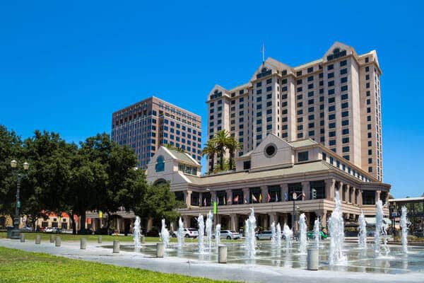 downtown san jose california fairmont hotel