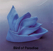bird of paradise napkin