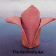 Cardinal's Hat Napkin cardinals hat napkin