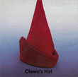 clowns hat napkin
