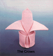 crown napkin
