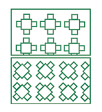 Diamond Pattern Seating diamond pattern seating