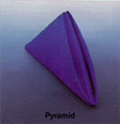 pyramid napkin