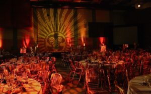 colorful event lighting