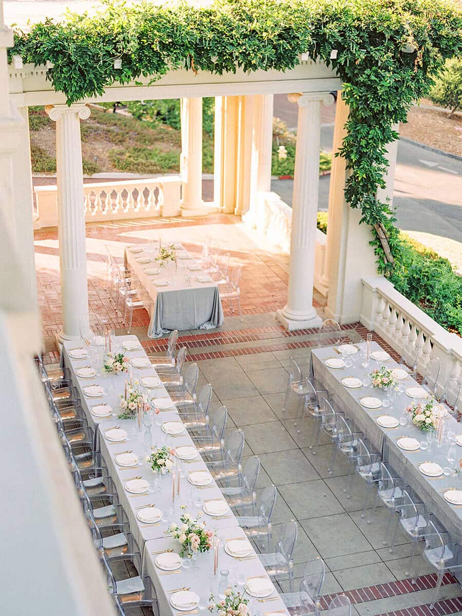 Average wedding cost discount at villa montalvo