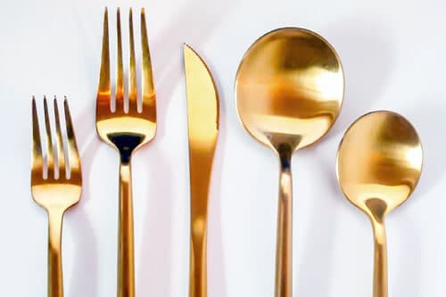 silverware flatware cutlery rentals