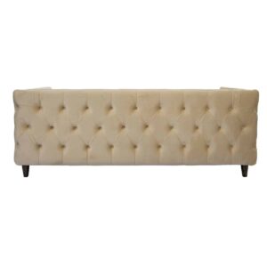 Marilyn Sofa Back champagne velvet tufted tuxedo style sofa back