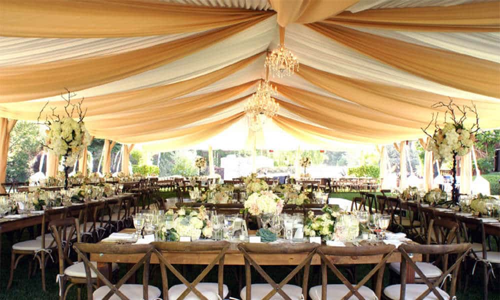 wedding tent rentals tips for outdoor bay area weddings