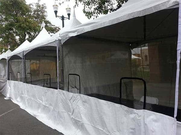 food booth tents for outdoor weddings in the bay area
