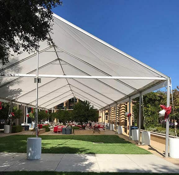 shade tents for outdoor bay area weddings