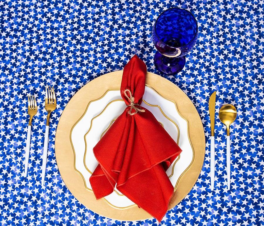 Independence Day Themed Table Setting table setting for independence day bbq 4th of july theme