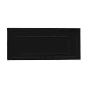 Black Filigree Bar Front