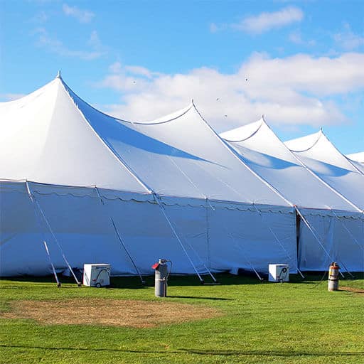 large genesis tent for outdoor event