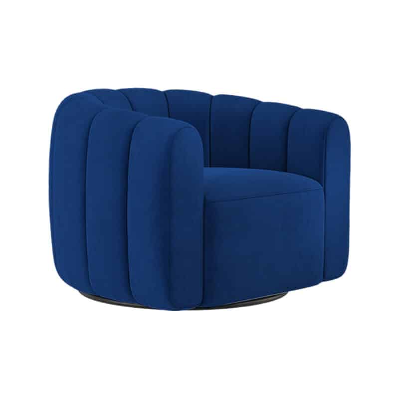 Avalon Velvet Chair Oxford Blue