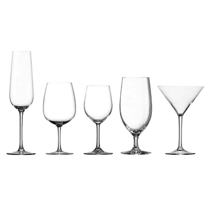 Sheer Rim Glassware