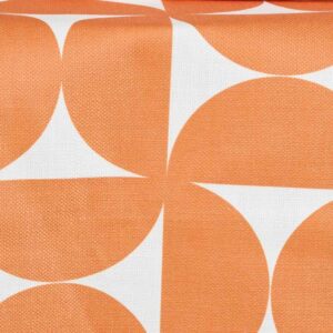 RetroDot Burnt Orange Linen