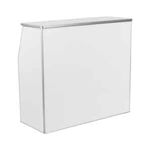 Laminate Folding Bar - White