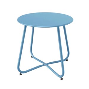 Grand Patio Steel Side Table - Blue