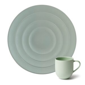 Sage Stoneware China Set