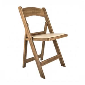 Light Wood Grain Resin Chair